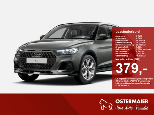 Audi A1 allstreet 30TFSI S tronic 116PS 5J-Garantie,PDC,GRA,KEYLESS,KAMERA,LED,SHZ,17ALU