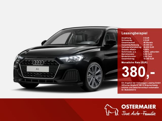 Audi A1 Sportback advanced 30TFSI S tronic 116PS 5J-GARANTIE,PDC,GRA,KAMERA,LED,SHZ,17ALU,KEYLESS
