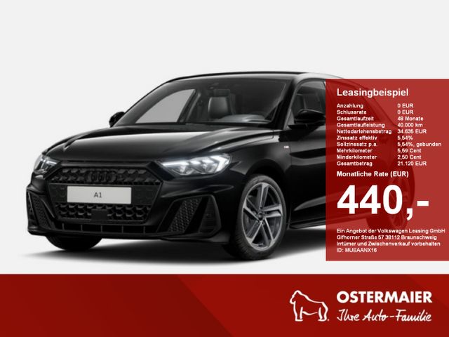 Audi A1 Sportback S line 35TFSI 150PS 5J-Garantie,PDC,KAMERA,GRA,KEYLESS,LED,SHZ,
