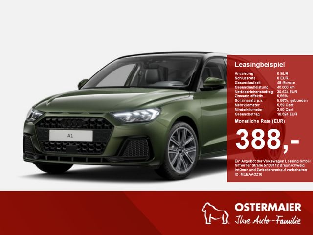 Audi A1 Sportback advanced 30TFSI 116PS PDC,KAMERA,LED,SHZ,GRA,17ALU,5J-GARANTIE