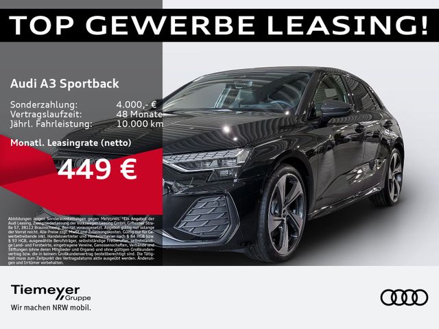 Audi A3 Sportback 35 TFSI S LINE MATRIX KAMERA PANO SONOS HuD