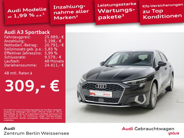 Audi A3 Sportback 40 TFSI e-tron*GANZJR*NAVI*ACC*LANE