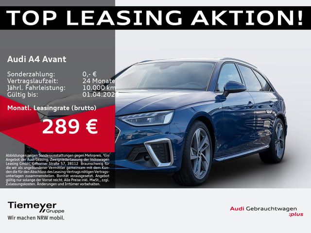 Audi A4 30 TDI S LINE ST.HEIZ LM18 AHK LED