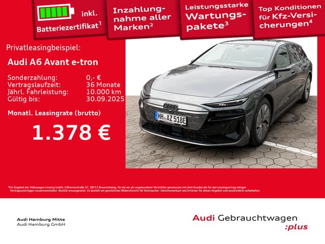 Audi A6 e-tron performance 270kW 21"Zoll B&O