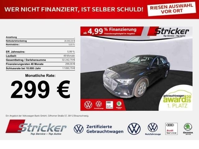 Audi e-tron 50 quattro basis 299,-ohne Anzahlung Kame