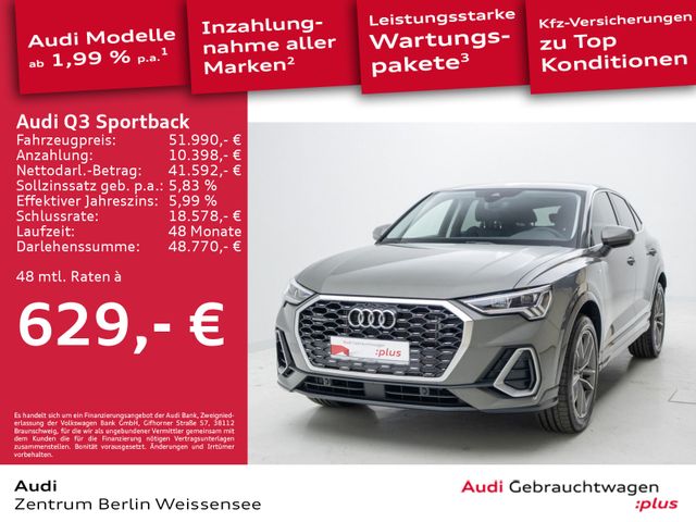 Audi Q3 Sportback 45 TFSI S-TRO*QUA*S-LINE*AHK*STAND*