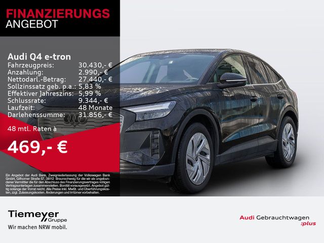 Audi Q4 e-tron 35 Sportback LM19 KAMERA NAVI+ VIRTUAL S-SITZE