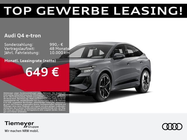 Audi Q4 e-tron Sportback 55 e-tron S LINE MMI PRO SONOS OPTIK ASSIST. PLUS