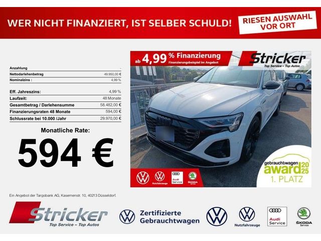 Audi Q8 e-tron Sportback S-line 55 quattro 594,-ohne