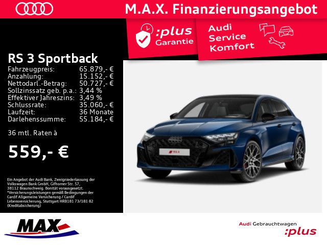 Audi RS 3 Sportback 2.5 TFSI quattro MARTIX+PANO+KAM+HUD+