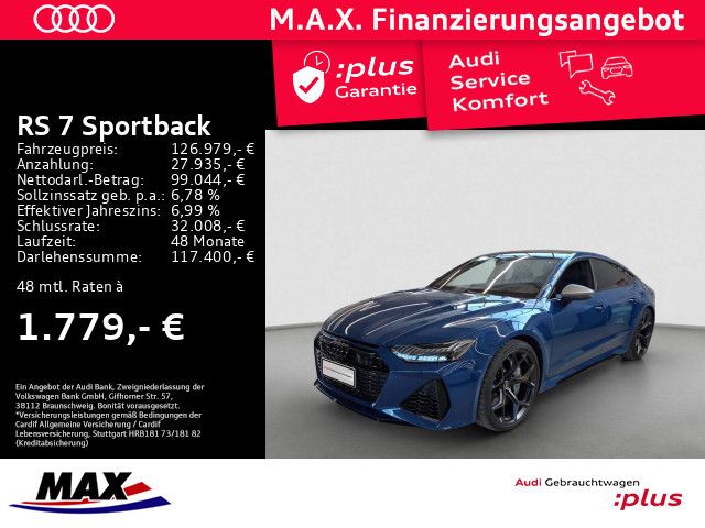 Audi RS 7 Sportback PERFORMANCE 305 KM/H+SAGA+KERAMIK+