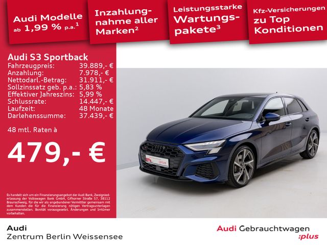 Audi S3 Sportback 2.0 TFSI S-TRO*QUA*MATRIX*PANO*RFK*