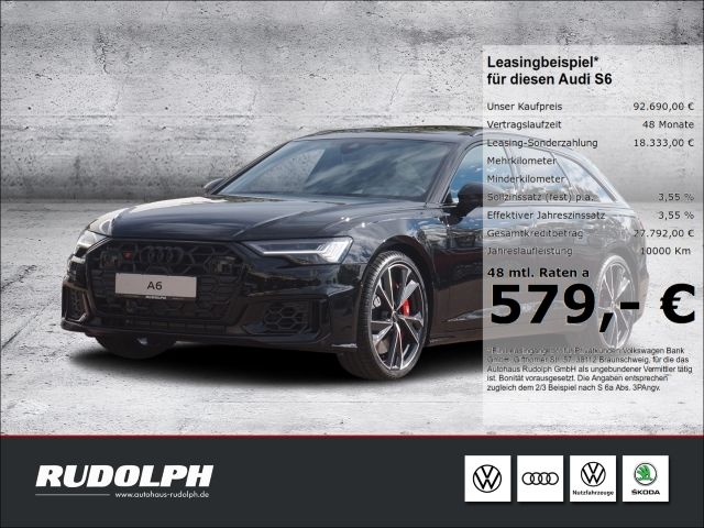Audi S6 tiptronic HUD MATRIX PANO B&O SHZG MEMORY AHK 360°