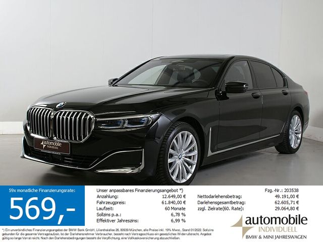 BMW 750 i xDr AHK Standh Laser TV ACC HuD LiveCockpit