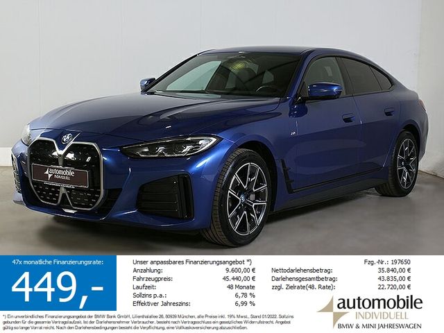 BMW i4 eDr. 40 Gran Coupé M Sportpaket H&K Widescree