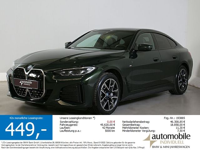 BMW i4 eDrive 40 Gran Coupé M Sportpaket Widescreen