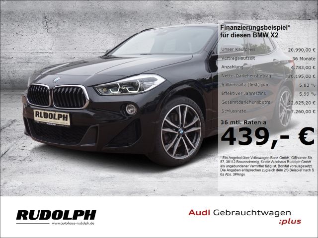 BMW X2 20d M Sport Allrad LED Navi PDCv+h Keyless AHK HarmanKardon