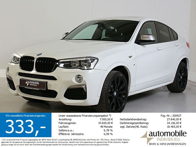 BMW X4 M Sportpaket AHK LED Navi HuD H&K ACC Ka