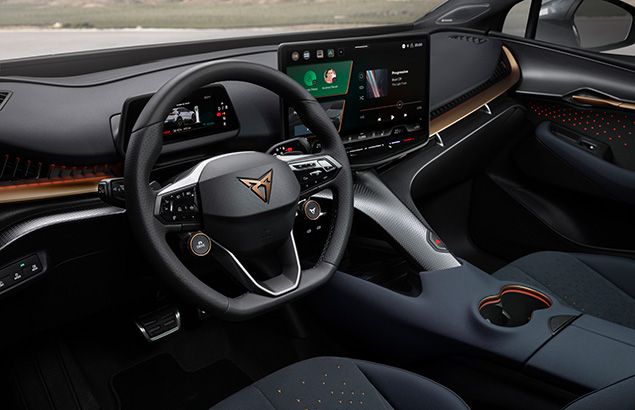 Innenraum des Cupra Tavascan – luxuriös und modern ausgestattet