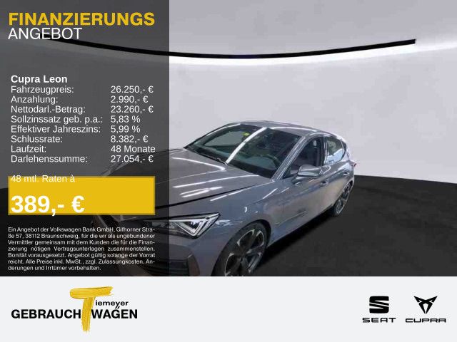 Cupra Leon VZ 2.0 TSI DSG LM19 LEDER KAMERA SUPERSPORT ACC