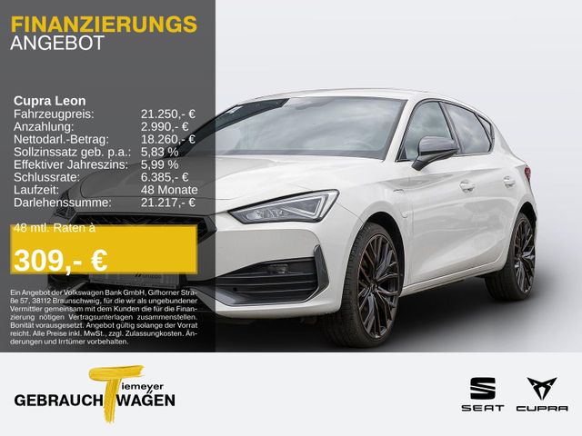 Cupra Leon VZ 1.4 eHybrid LM19 NAVI+ WINTERPAKET LED