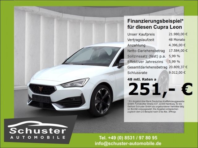 Cupra Leon e-Hybrid*Schalensitze LED ACC Navi SHZ DCC