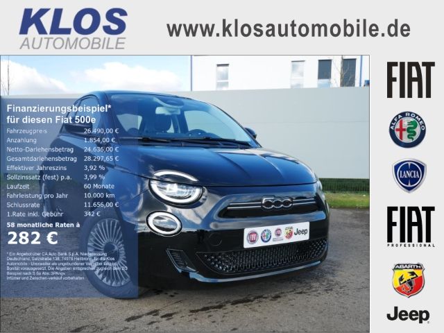 Fiat 500 e ICON 42kWh GLASDACH MAGICEYE WINTER PARK KOMFORT NAVI ALU