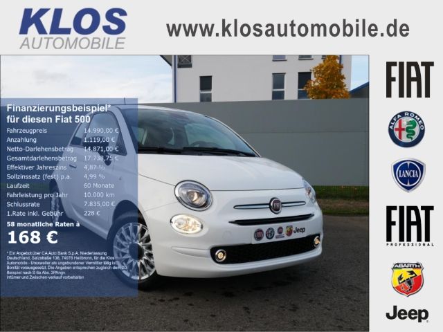 Fiat 500 1.0 GSE HYBRID TECH KOMFORTPAKET NAV PDC ALU KLIMA