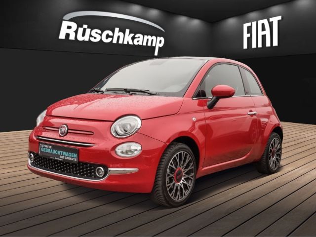 Fiat 500 Red 1.0 PDC Klimaauto Glasdach Navi Alu Allwetter