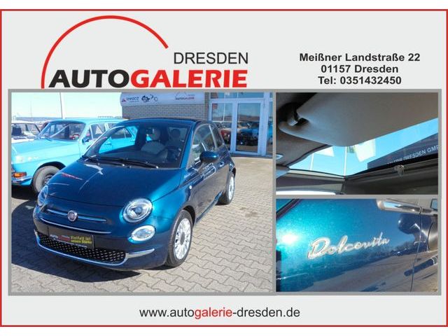 Fiat 500 DolceVita, PDC,Klima,Glasdach,Tempomat,NSW,