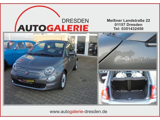Fiat 500 DolceVita, PDC,Klima,Glasdach,Tempomat,NSW,