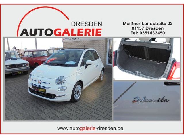 Fiat 500 Dolcevita, PDC,Klima,Glasdach,Tempomat,NSW,T