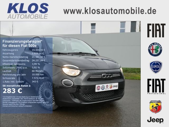 Fiat 500 e ICON 42kWh PARK KOMFORTPAK NAVI ALU KLIMAAUTOMATIK