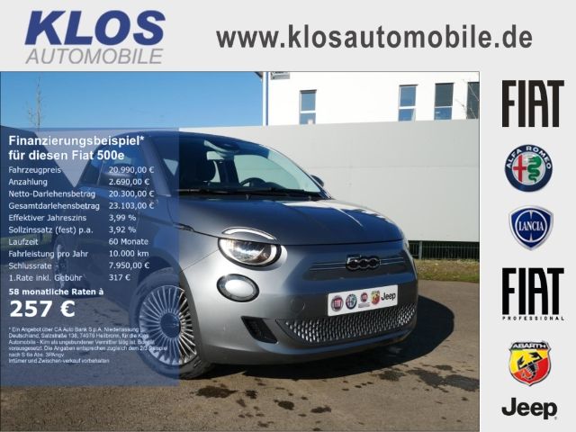 Fiat 500 e ICON 42kWh NAVI ALU KLIMAAUTOMATIK CARPLAY