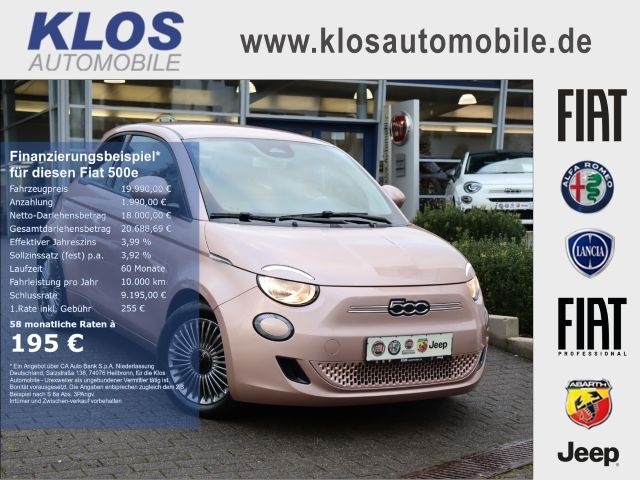 Fiat 500 e ICON 42kWh NAVI KOMFORT ALU KLIMAAUTOMATIK CARPLAY