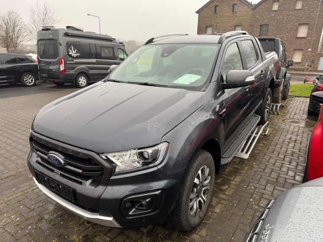 Ford Ranger Doppelkabine 4x4 Wildtrak Rollo Allrad AHK Navi Leder LED Sperrdiff. ACC El. Heckklappe