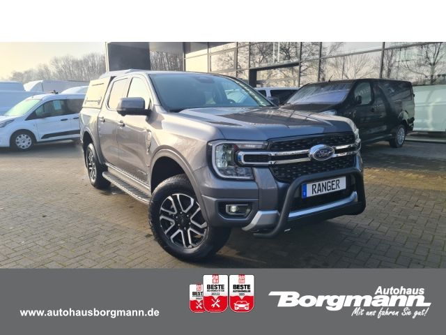Ford Ranger Limited 4WD DoKa 2.0L Diesel 170PS, Navi-AHK-360°Kamera-Alukabine hinten