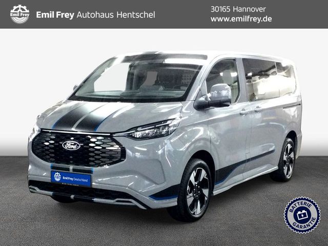 Ford Tourneo Custom Sport 340 L1 82,5 kWh (Bruttokapazität) (nutzbare Batteriekapazität 64 kWh) Elektromotor 160 kW (218 PS), 1-Ga