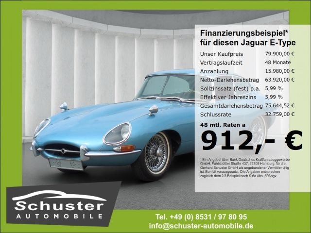 Jaguar E-Type Coupe 4.2 Serie 1*2-Sitzer ClassicData2