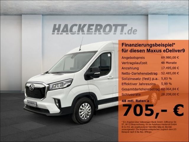 Maxus eDeliver9 89 kWh L3H2 Kasten Lang Plus-Paket Klima Kamera SHZ