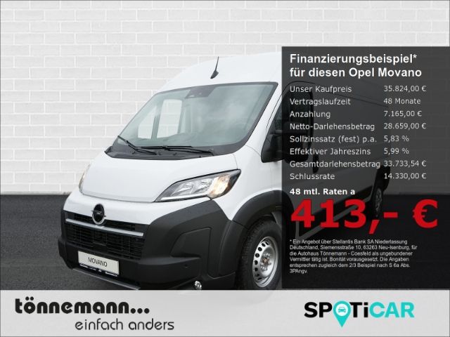 Opel Movano C CARGO FACELIFT L3H2 3,5T VERSTÄRKT+AHK+RÜCKFAHRKAMERA
