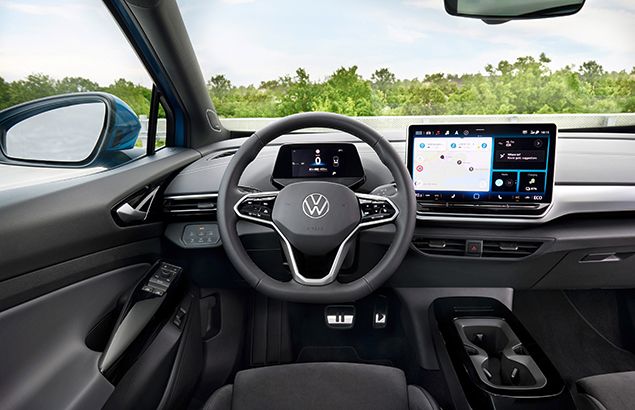 Innenraum des VW ID.4 – modernes Design, digitales Cockpit und hoher Komfort