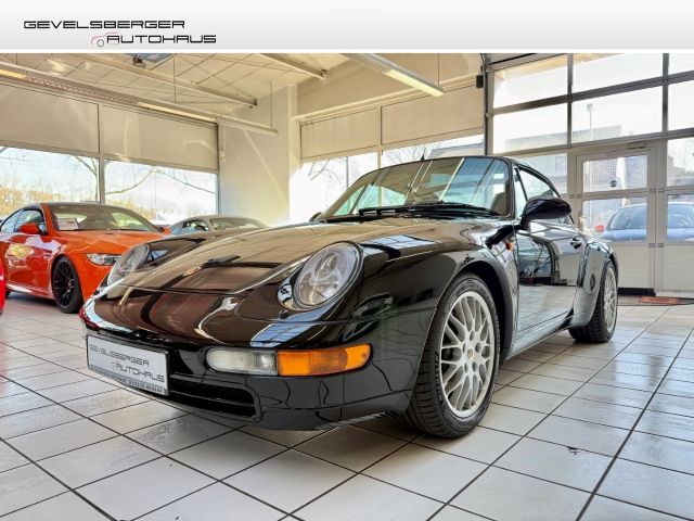 Porsche 993 Targa Nephritegrün Leder Deutsches Fahrzeug