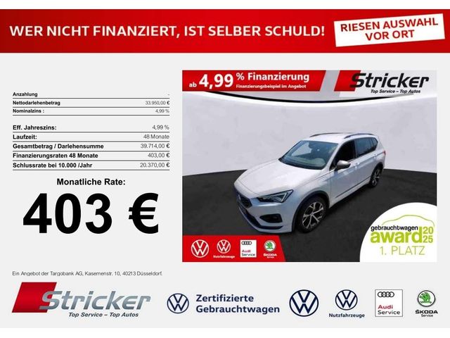 Seat Tarraco FR 1.4TSI e-Hybid DSG 403,-ohne Anzahlun
