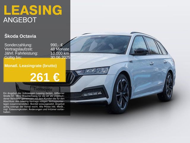 Skoda Octavia Combi 2.0 TSI DSG 4x4 SPORTLINE LM18 NAVI LED DAB+