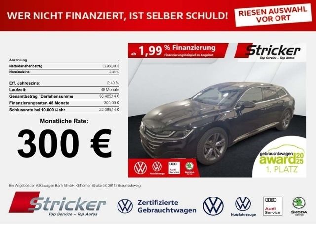VW Arteon Shooting Brake R-Line 2.0TSI DSG 300,-ohn