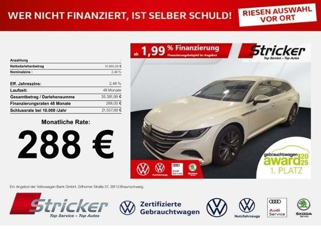 VW Arteon Shooting Brake Elegance 2.0TSI 288,-ohne