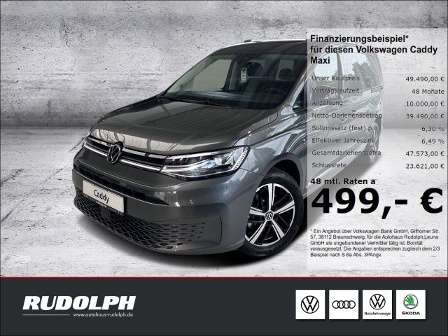 VW Caddy Maxi Style 2.0 TDI 7-Sitzer 6-Gang AHK LED SHZ Navi ACC Rückfahrkam.