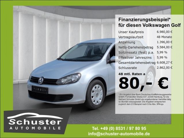 VW Golf VI 1.2TSI*Navi SHZ PDCv+h 2-Zon-Klimaaut