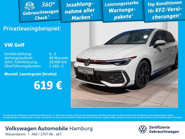 VW Golf VIII 2.0 TSI GTI OPF DSG Panoramadach Parklenkassist